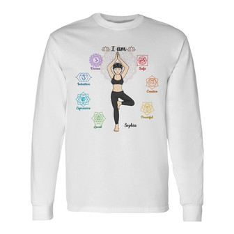 I Am Divine Intuitive Expressive Loved Custom Long Sleeve Shirt - Gift - Thegiftio UK