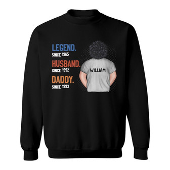 Legend Husband Personalized Sweatshirt - Gift for Grandpa Dad - Thegiftio UK