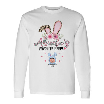 Leopard Floral Grandma's Peeps Custom Shirt - Thegiftio UK