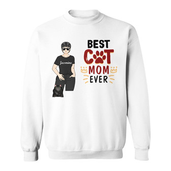 Less People More Cats Custom Sweatshirt - Gift for Cat Lovers - Thegiftio UK