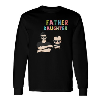 Like Father Like Daughter Oh Crap Custom Long Sleeve Shirt - Dad Gift - Thegiftio UK