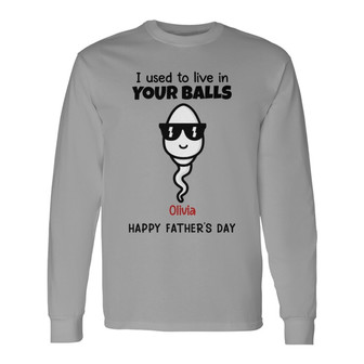Little Cute Kids Happy Father's Day Custom Shirt - For Dad - Thegiftio UK