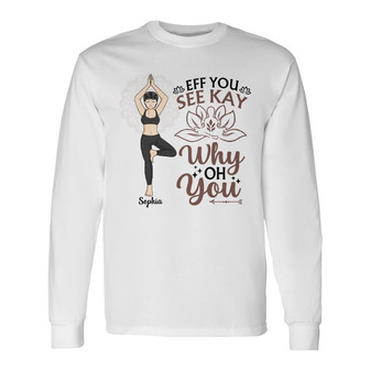 Lose Your Mind And Find Your Soul Custom Long Sleeve Shirt - Yoga Gift - Thegiftio UK