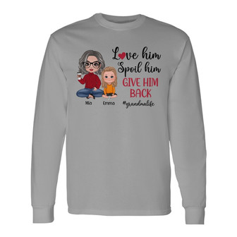 Love Them Spoil Them Doll Personalized Shirt - Grandma Gift - Thegiftio UK