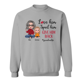 Love Them Spoil Them Doll Personalized Shirt - Grandma Gift - Thegiftio UK