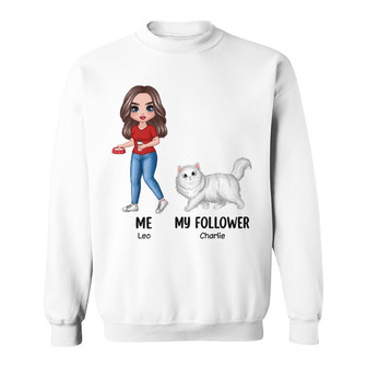 Me & My Followers Walking Cats Custom Sweatshirt - Thegiftio UK