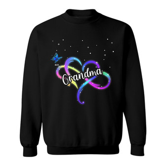 Mom Grandma Infinity Heart Custom Sweatshirt - Gift for Mom - Thegiftio UK