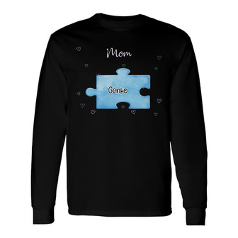 Mom Grandma Puzzle Personalized Long Sleeve Shirt - Gift for Grandma - Thegiftio UK