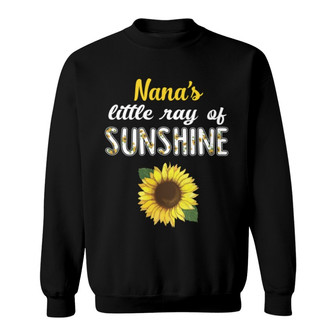 Nana's Sunshine Sunflower Custom Sweatshirt - Gift for Grandma - Thegiftio UK