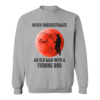Never Underestimate An Old Man With A Fishing Rod Custom - Thegiftio UK