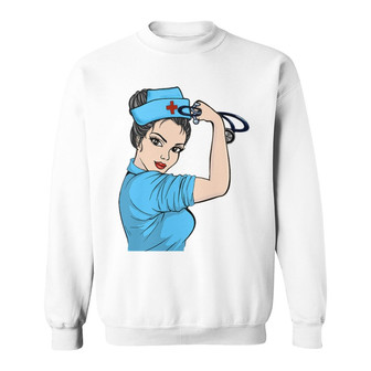 Nurse Strong Personalized Sweatshirt - Gift for Nurses - Thegiftio UK