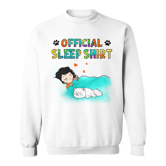 Official Sleep Shirt Cats Custom Sweatshirt - Cat Lovers Gift - Thegiftio UK