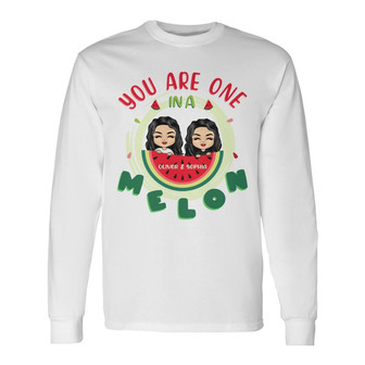 One In A Melon Personalized Long Sleeve Shirt - Gift For Bestie - Thegiftio UK