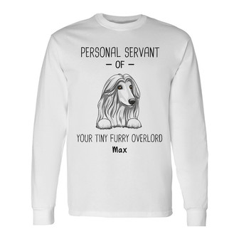 Personal Servant Of Peeking Dogs Custom Long Sleeve Shirt - Thegiftio UK