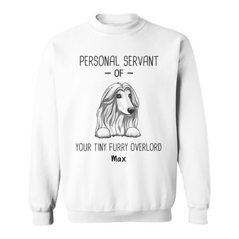 Personal Servant Of Peeking Dogs Custom Sweatshirt - Thegiftio UK