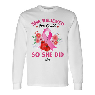 Personalized AWA Pink Long Sleeve Shirt - Thegiftio UK