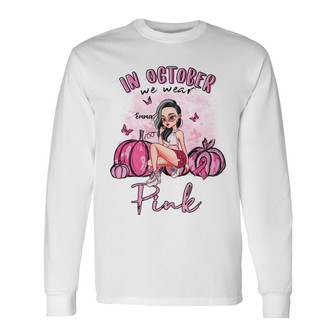 Personalized AWA Pink Long Sleeve Shirt - Thegiftio UK
