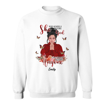 Personalized BWA Coffee Jesus Girl Sweatshirt - Thegiftio UK