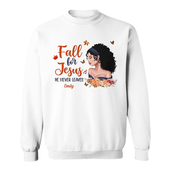 Personalized BWA Fall For Jesus Sweatshirt - Thegiftio UK