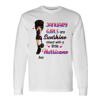 Personalized BWA Girl Long Sleeve Shirt - Thegiftio UK