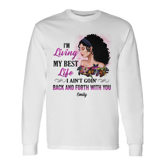 Personalized BWA My Living Style Long Sleeve Shirt - Thegiftio UK