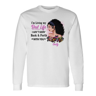 Personalized BWA My Living Style Long Sleeve Shirt - Thegiftio UK