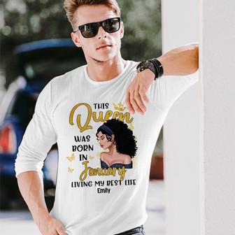 Personalized BWA Queen Long Sleeve Shirt - Thegiftio UK