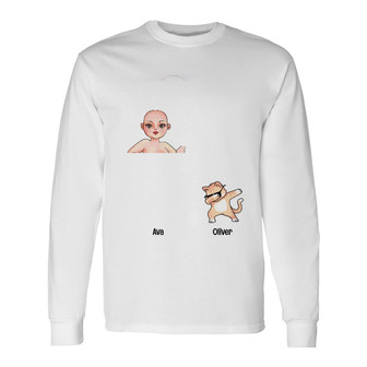 Personalized Cat Mom Life Long Sleeve Shirt - Thegiftio UK