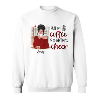 Personalized Coffee Christmas Sweatshirt - Thegiftio UK