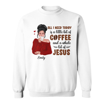 Personalized Coffee Jesus Sweatshirt - Thegiftio UK