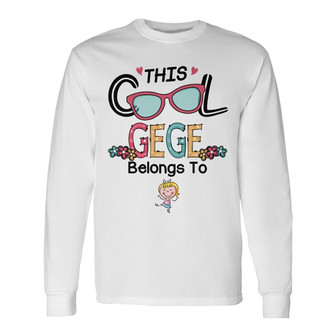 Personalized Cool Mom Grandma Long Sleeve Shirt - Thegiftio UK