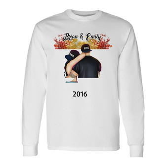 Personalized Couple Fall Together Since Long Sleeve Shirt - Thegiftio UK