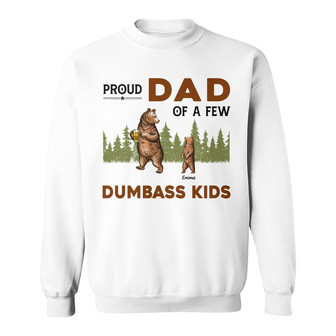 Personalized Dad Bear Sweatshirt - Thegiftio UK