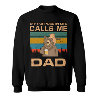 Personalized Dad Bear Sweatshirt - Thegiftio UK