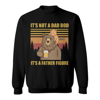 Personalized Dad Bear Sweatshirt - Thegiftio UK