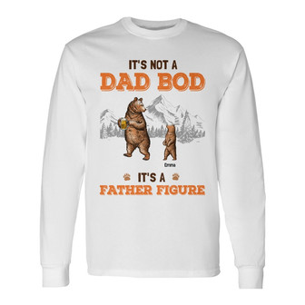 Personalized Dad Grandpa Bear Long Sleeve Shirt - Thegiftio UK
