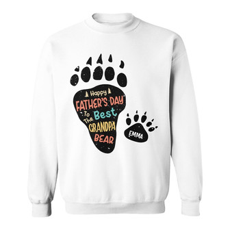 Personalized Dad Grandpa Bear Sweatshirt - Thegiftio UK