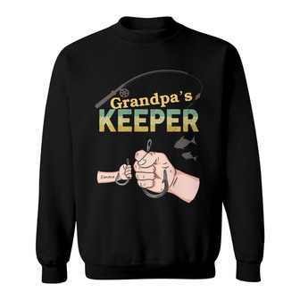 Personalized Dad Grandpa Fishing Sweatshirt - Thegiftio UK
