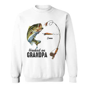 Personalized Dad Grandpa Fishing Sweatshirt - Thegiftio UK