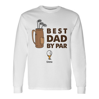 Personalized Dad Grandpa Golf Long Sleeve Shirt - Thegiftio UK