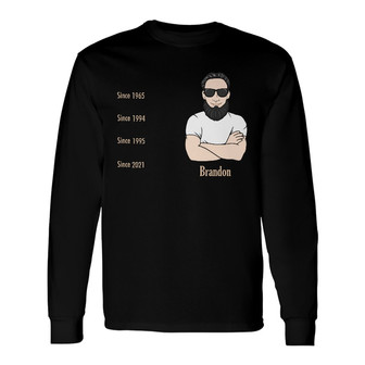 Personalized Dad Grandpa Legend Scrabble Long Sleeve Shirt - Thegiftio UK