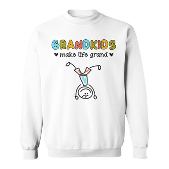 Personalized Dad Grandpa Life Grand Drawing Sweatshirt - Thegiftio UK
