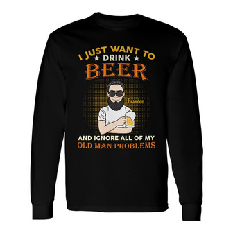 Personalized Dad Grandpa Long Sleeve Shirt - Thegiftio UK
