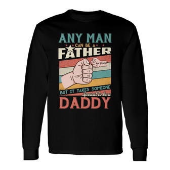 Personalized Dad Hand Fist Bump Long Sleeve Shirt - Thegiftio UK
