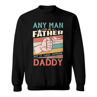 Personalized Dad Hand Fist Bump Sweatshirt - Thegiftio UK