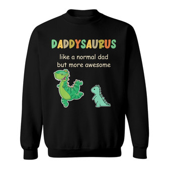 Personalized Dad Saurus Sweatshirt - Thegiftio UK