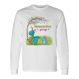 Personalized Dinosaur Mom Grandma Easter Long Sleeve Shirt - Thegiftio UK