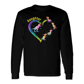 Personalized Dinosaur Mom Grandma Mamasaurus Nanasaurus Long Sleeve Shirt - Thegiftio UK