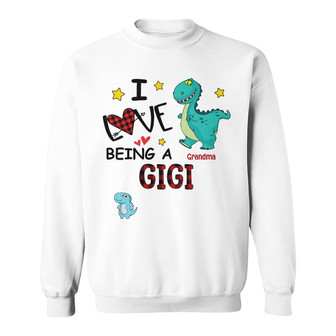 Personalized Dinosaur Mom Grandma Sweatshirt - Thegiftio UK