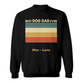 Personalized Dog Dad Grandpa Photo Sweatshirt - Thegiftio UK